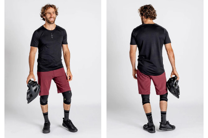Велоджерси IXS Flow Merino, короткий рукав / Черная