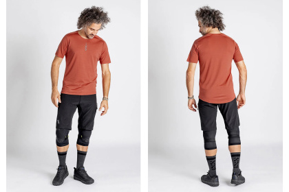 Велоджерси IXS Flow Merino, короткий рукав / Красная