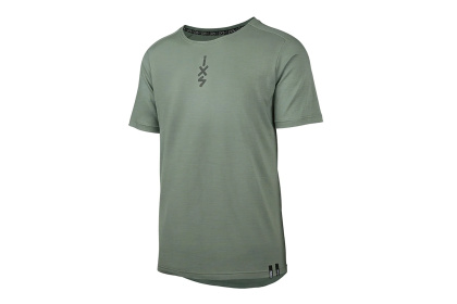 Велоджерси IXS Flow Merino, короткий рукав / Зеленая
