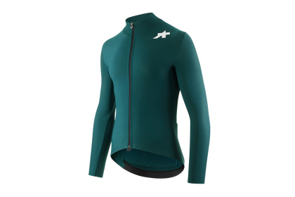 Велоджерси Assos Mille GT Spring Fall S11, длинный рукав / Сине-зеленая