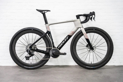 Велосипед гравийный Ridley Kanzo Fast 2.0 Rival XPLR / Черно-серый глянцевый