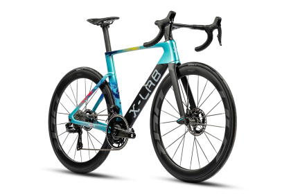 Велосипед шоссейный X-Lab AD9 Dura-Ace Di2 / Черно-голубой (Astana Team Edition)