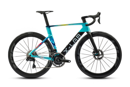 Велосипед шоссейный X-Lab AD9 Dura-Ace Di2 / Черно-голубой (Astana Team Edition)